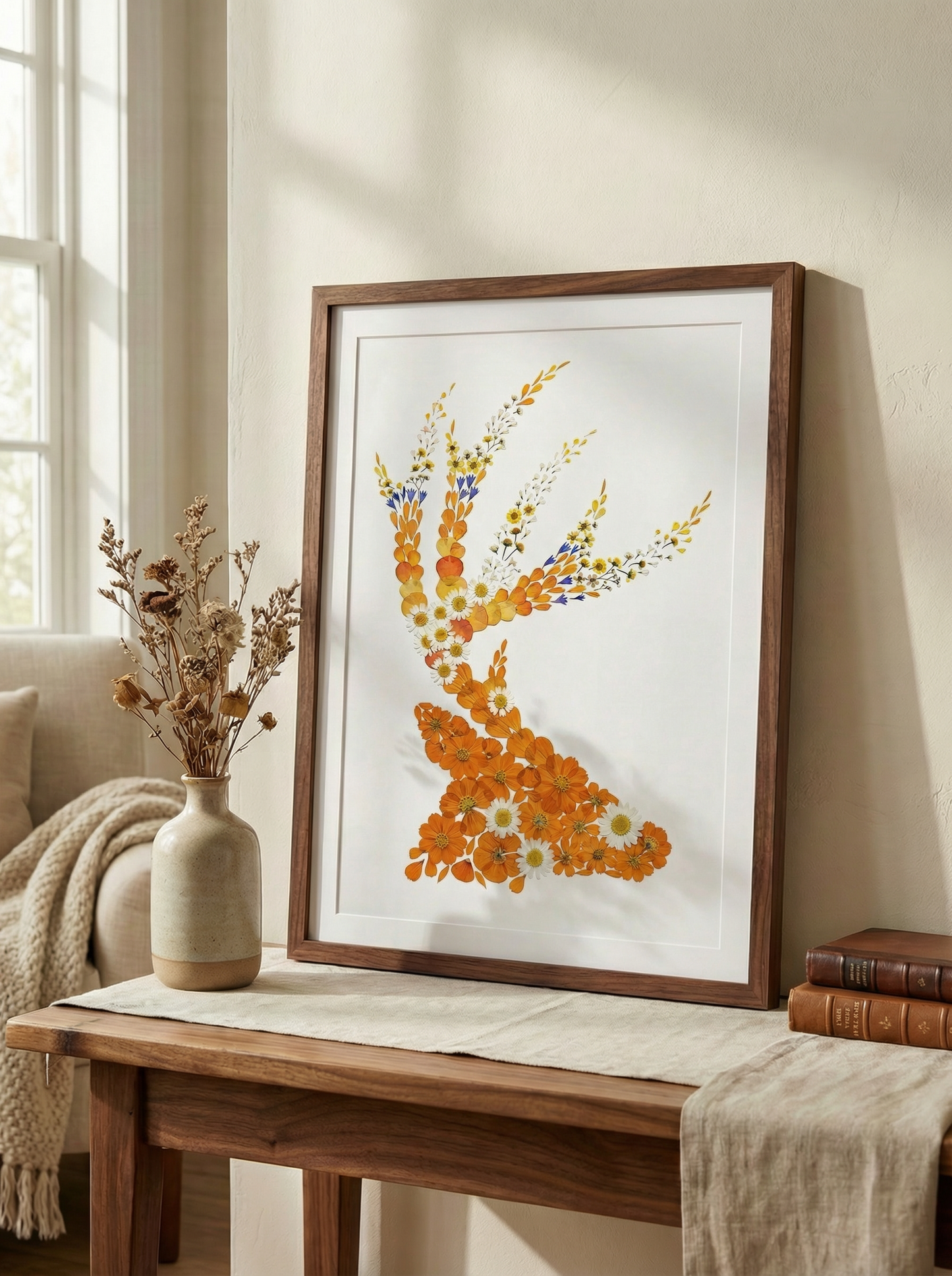 Œuvre d'Art « Bois de Cerf Incandescent »