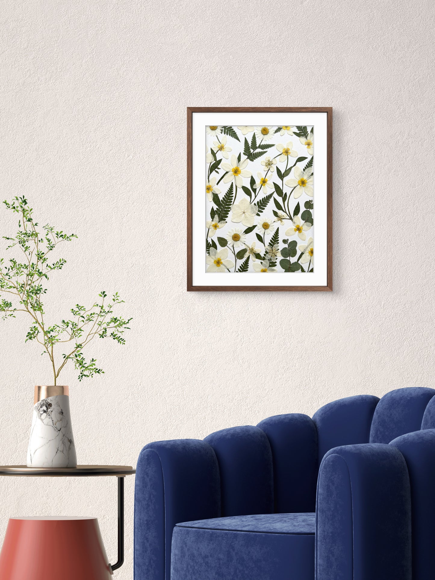 Champs de marguerites sauvages