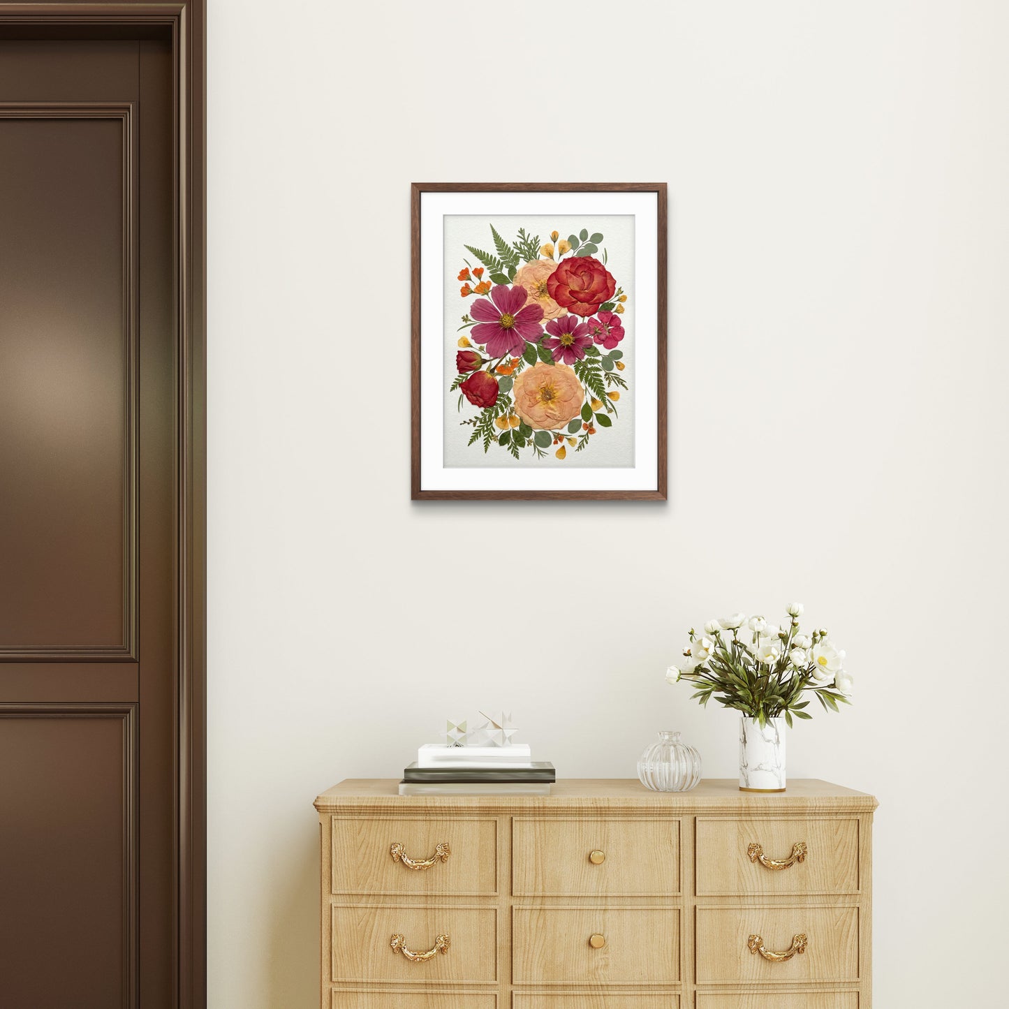 Jardin de rosés d'automne