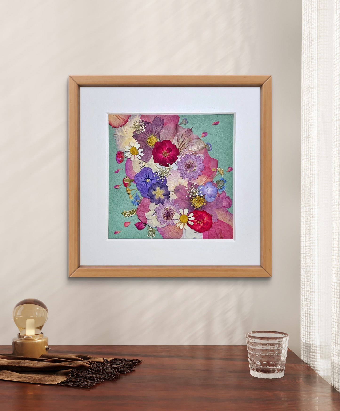 Pont fleuri 10 x 10 - Vert