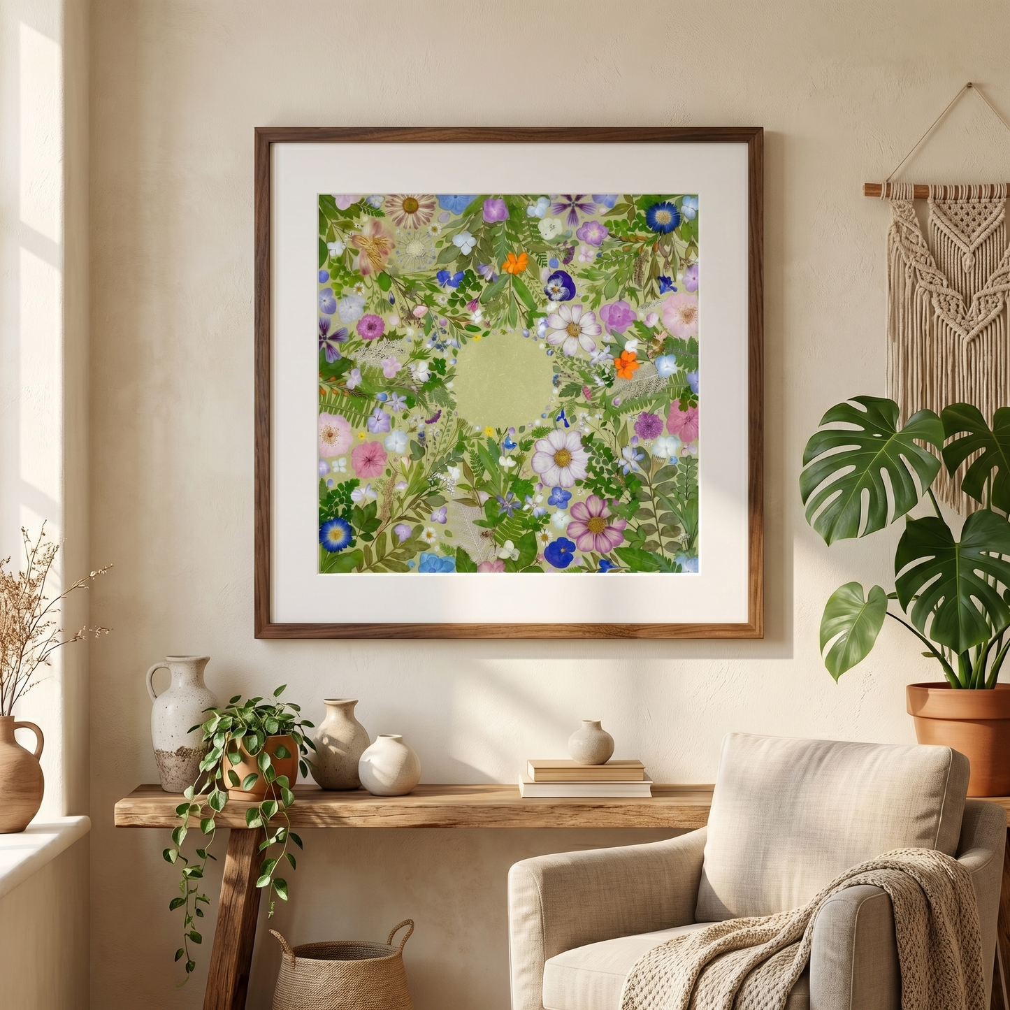 JARDIN DE FLEURS - BLANC