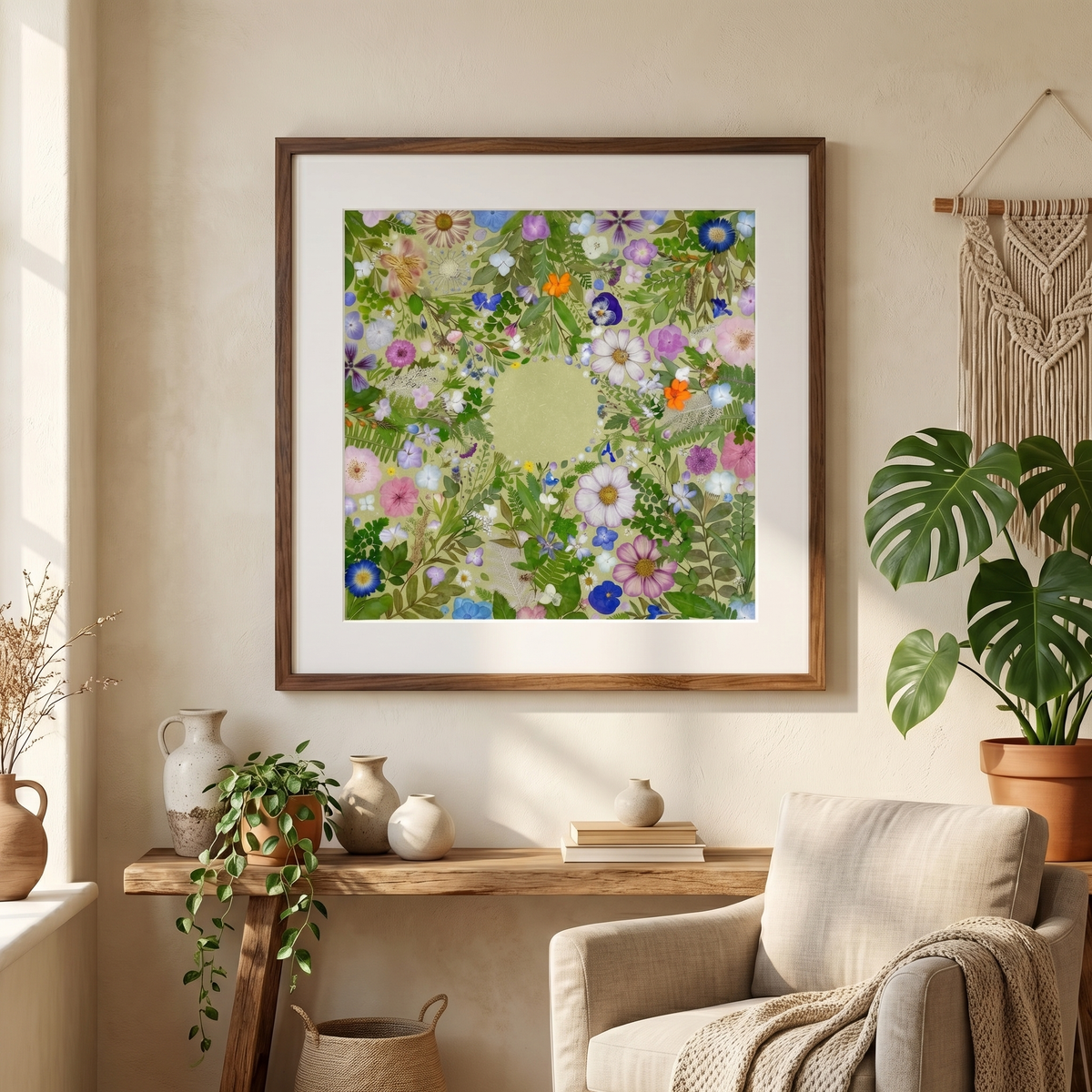 JARDIN DE FLEURS - BLANC