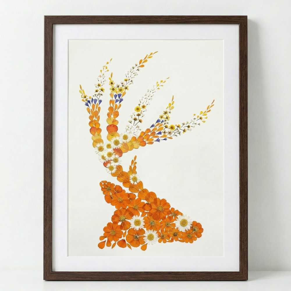 Œuvre d'Art « Bois de Cerf Incandescent »
