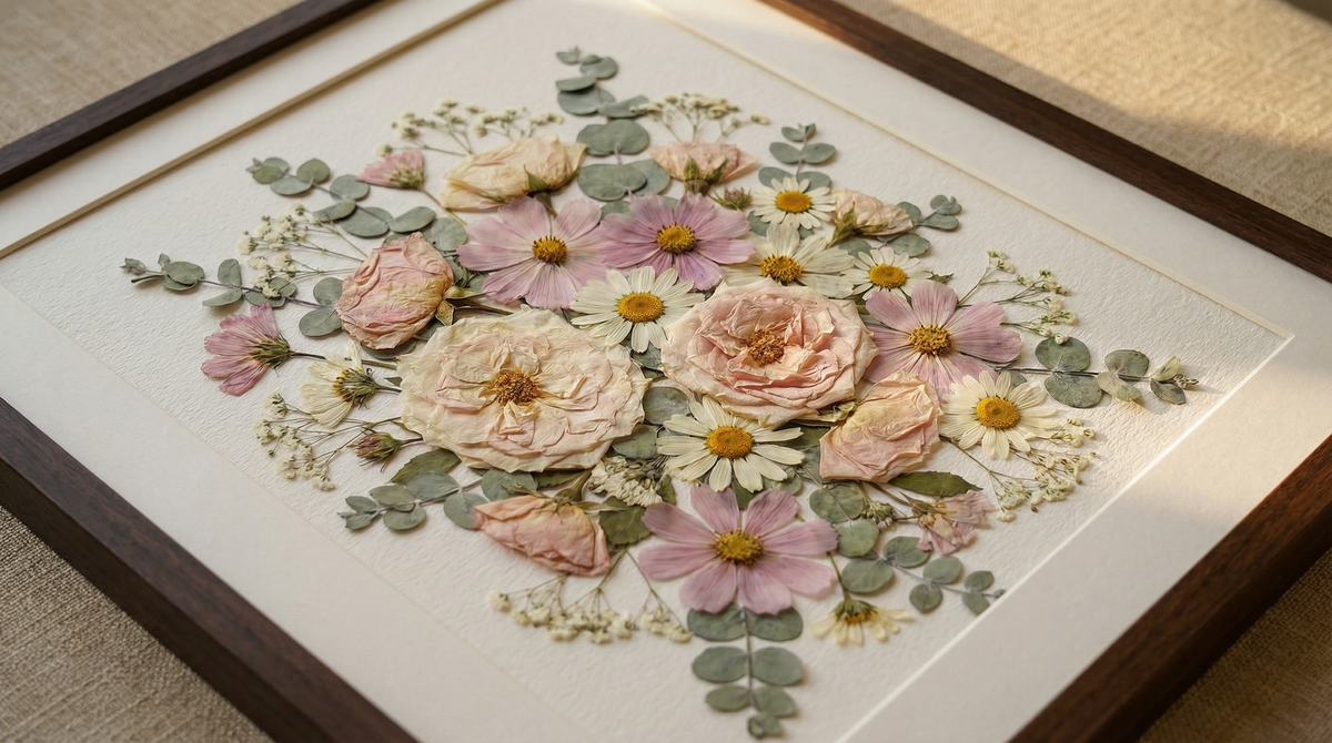 Crête de fleurs sauvages de la sérénité
