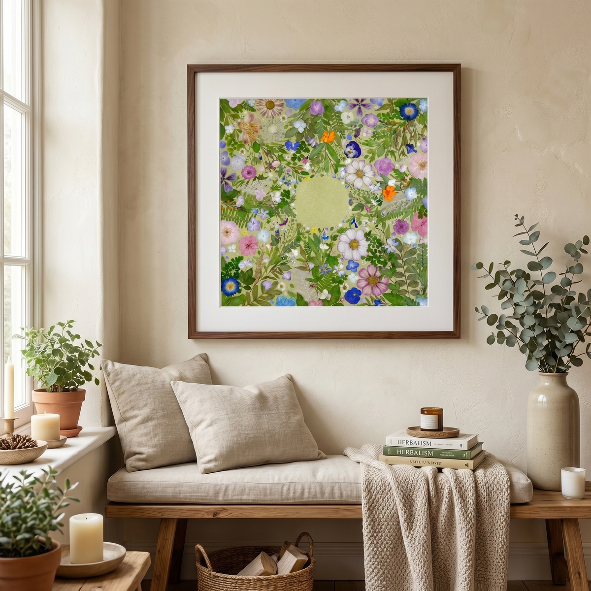 JARDIN DE FLEURS - BLANC