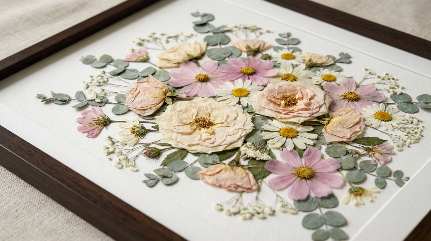 Crête de fleurs sauvages de la sérénité