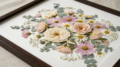 Crête de fleurs sauvages de la sérénité