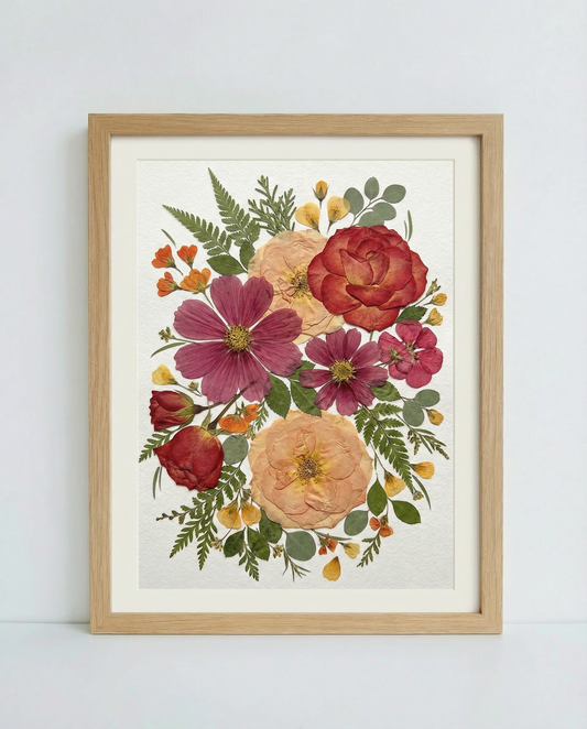 Jardin de rosés d'automne