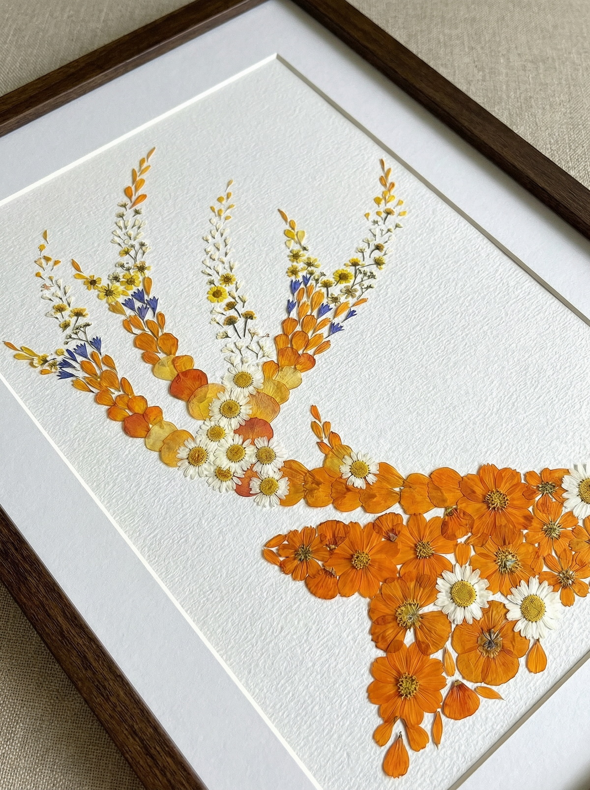 Œuvre d'Art « Bois de Cerf Incandescent »