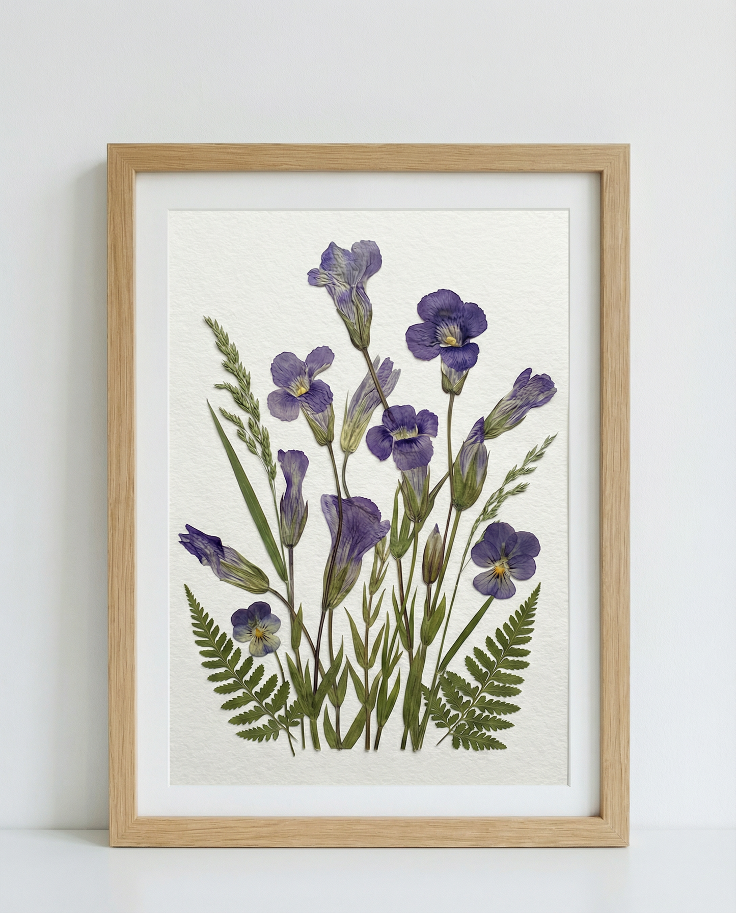 Sérénité de l'iris sauvage