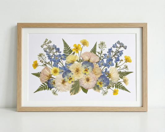 Harmonie des jacinthes et des boutons d'or