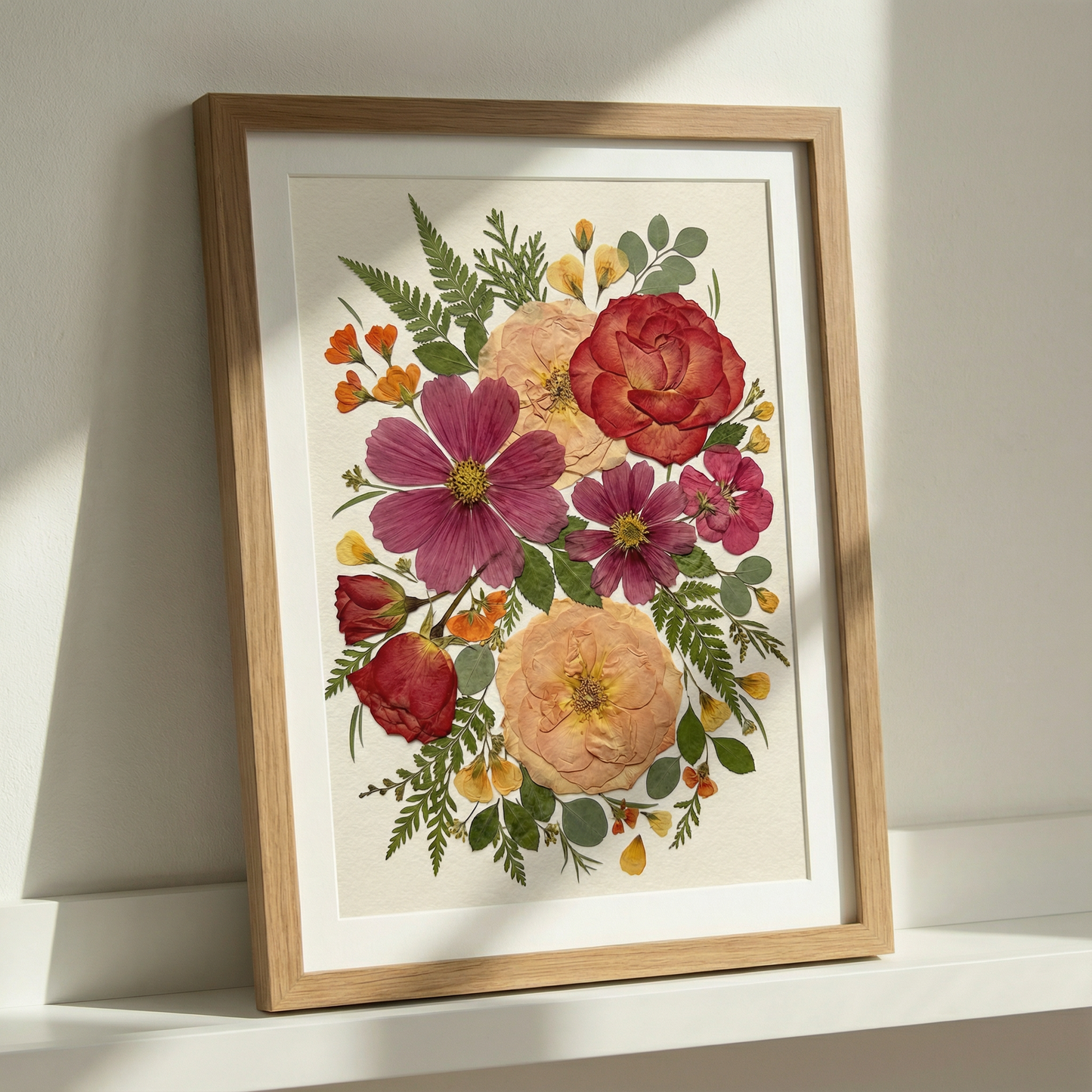 Jardin de rosés d'automne