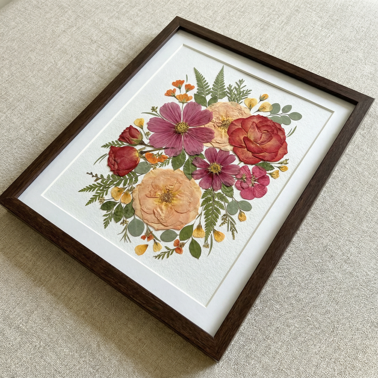 Jardin de rosés d'automne