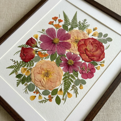 Jardin de rosés d'automne