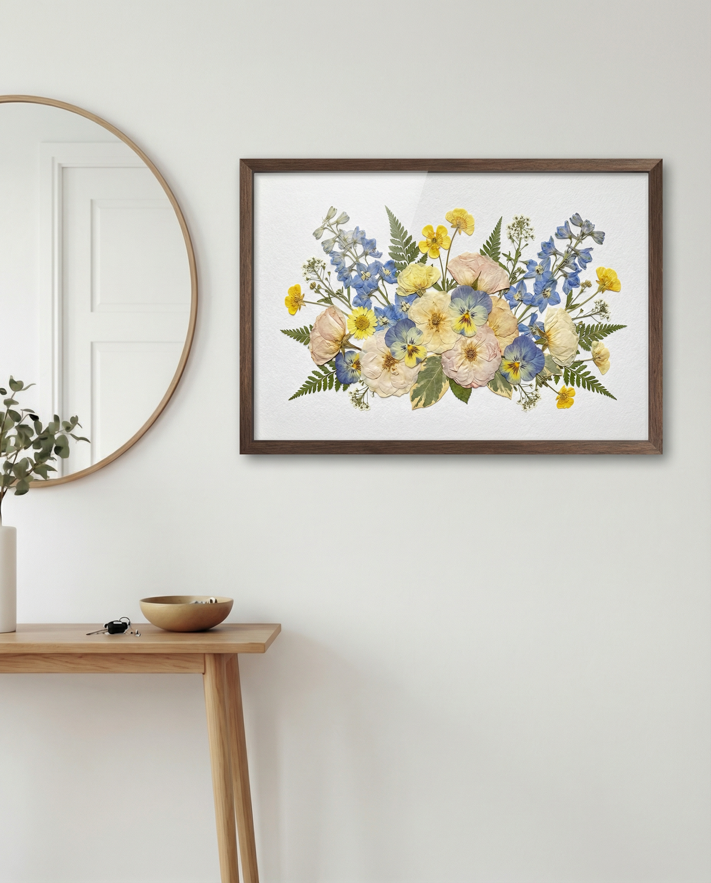 Harmonie des jacinthes et des boutons d'or