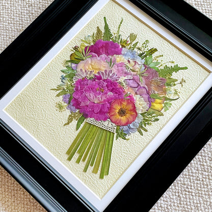 BOUQUET DE FLEURS VIOLETTES