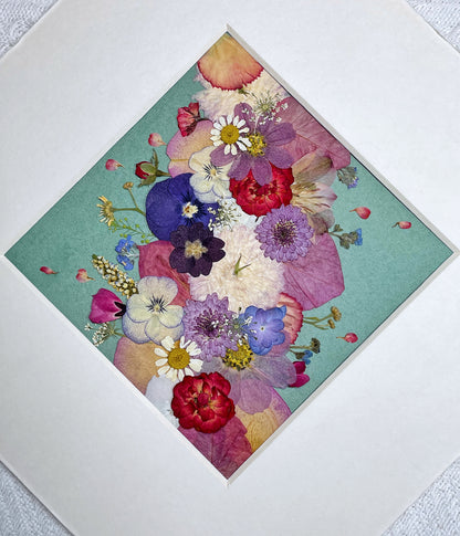 Pont fleuri 10 x 10 - Vert