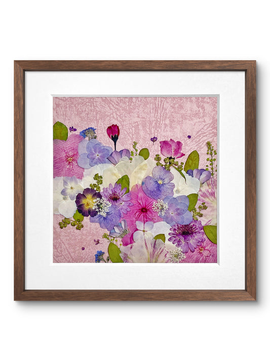 Pont fleuri 10 x 10 - Rose