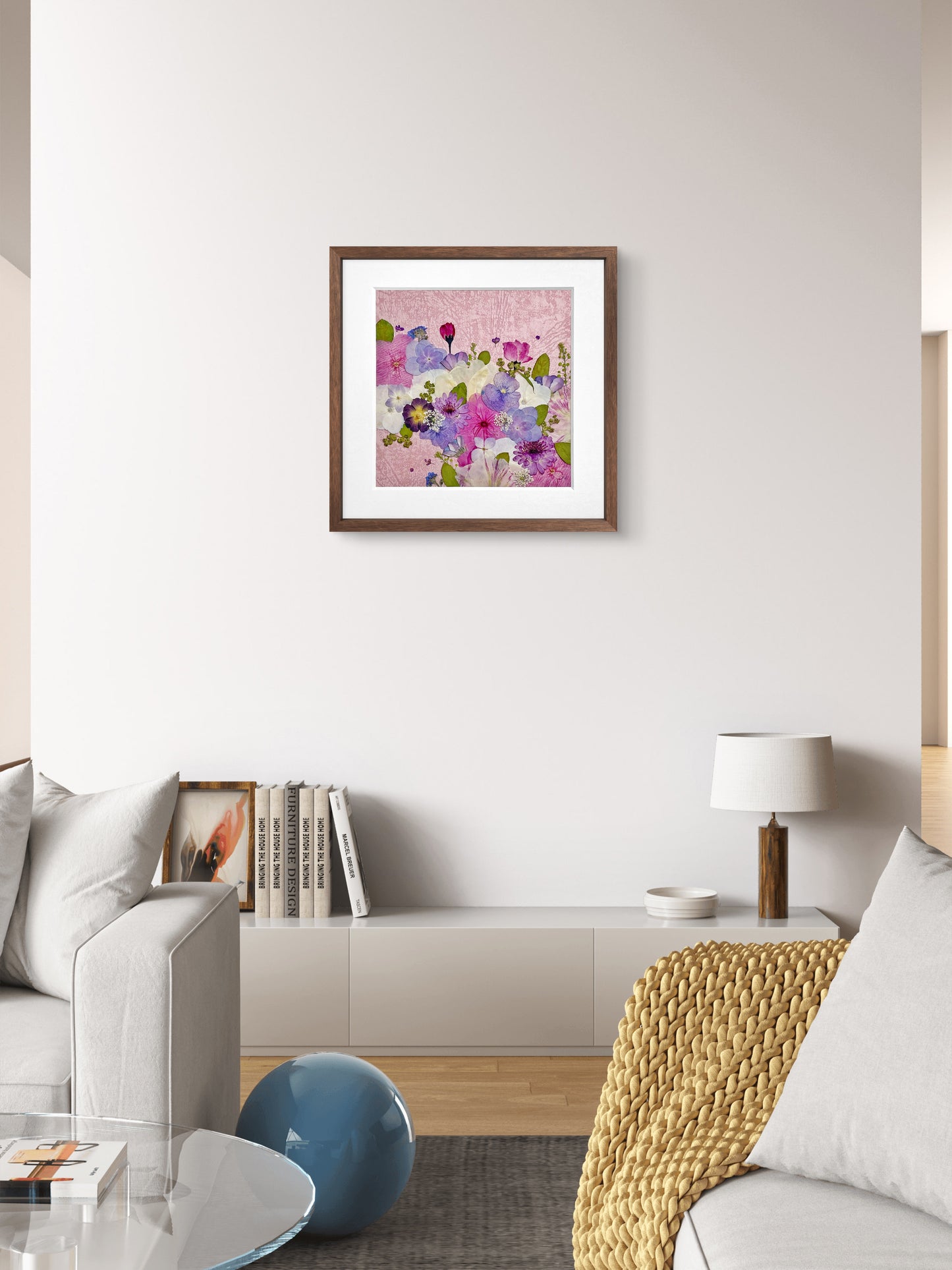 Pont fleuri 10 x 10 - Rose