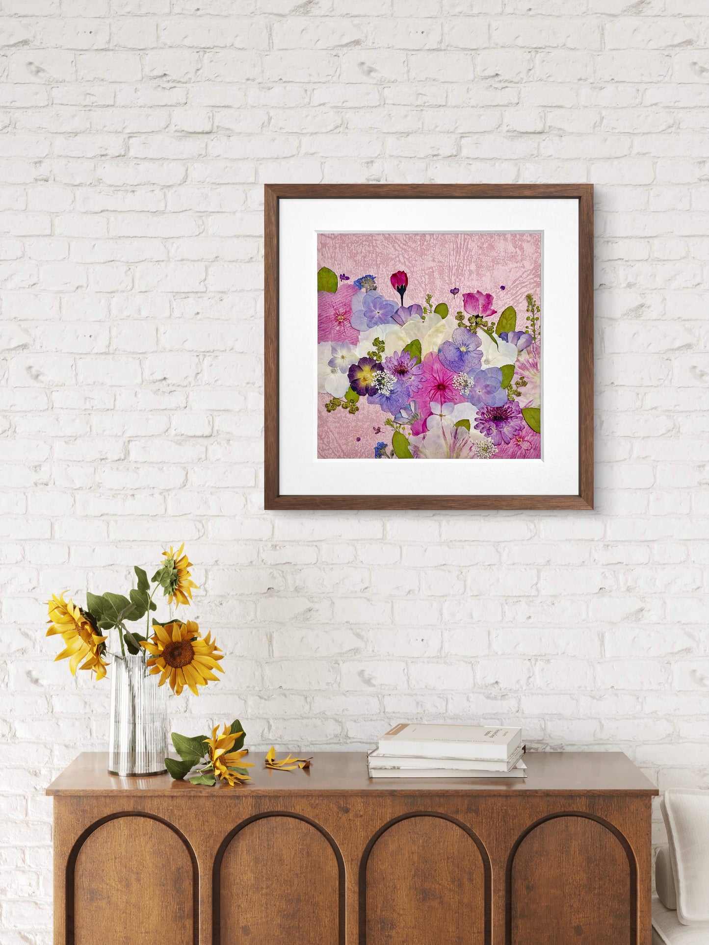 Pont fleuri 10 x 10 - Rose