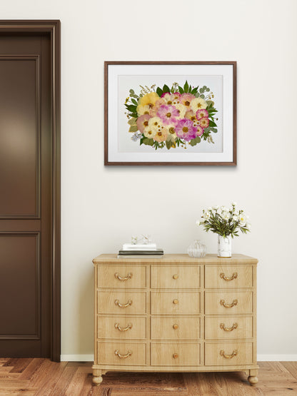 Fleurs de rêve pastel