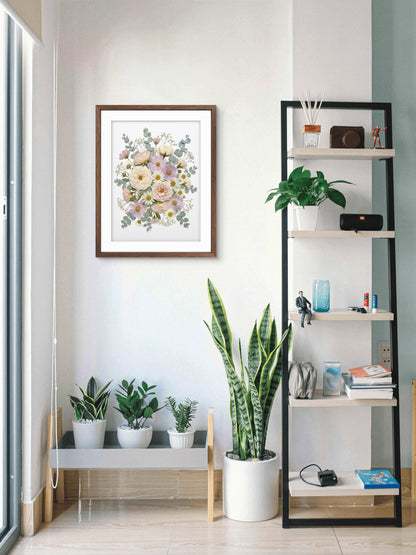 Crête de fleurs sauvages de la sérénité