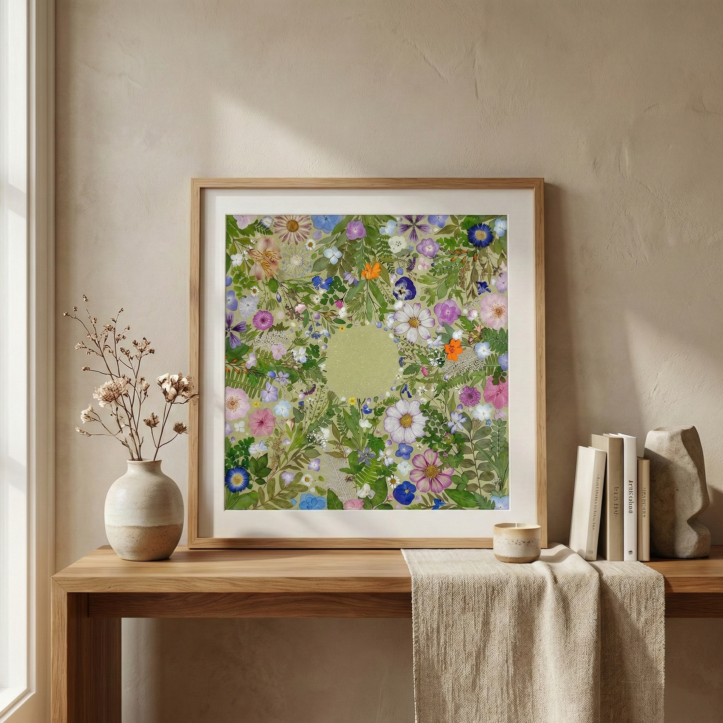 JARDIN DE FLEURS - BLANC