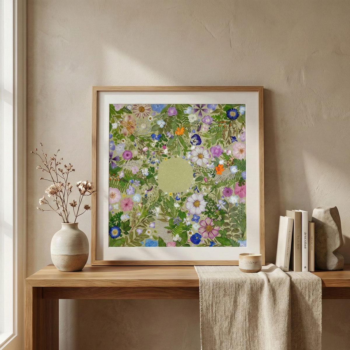 JARDIN DE FLEURS - BLANC
