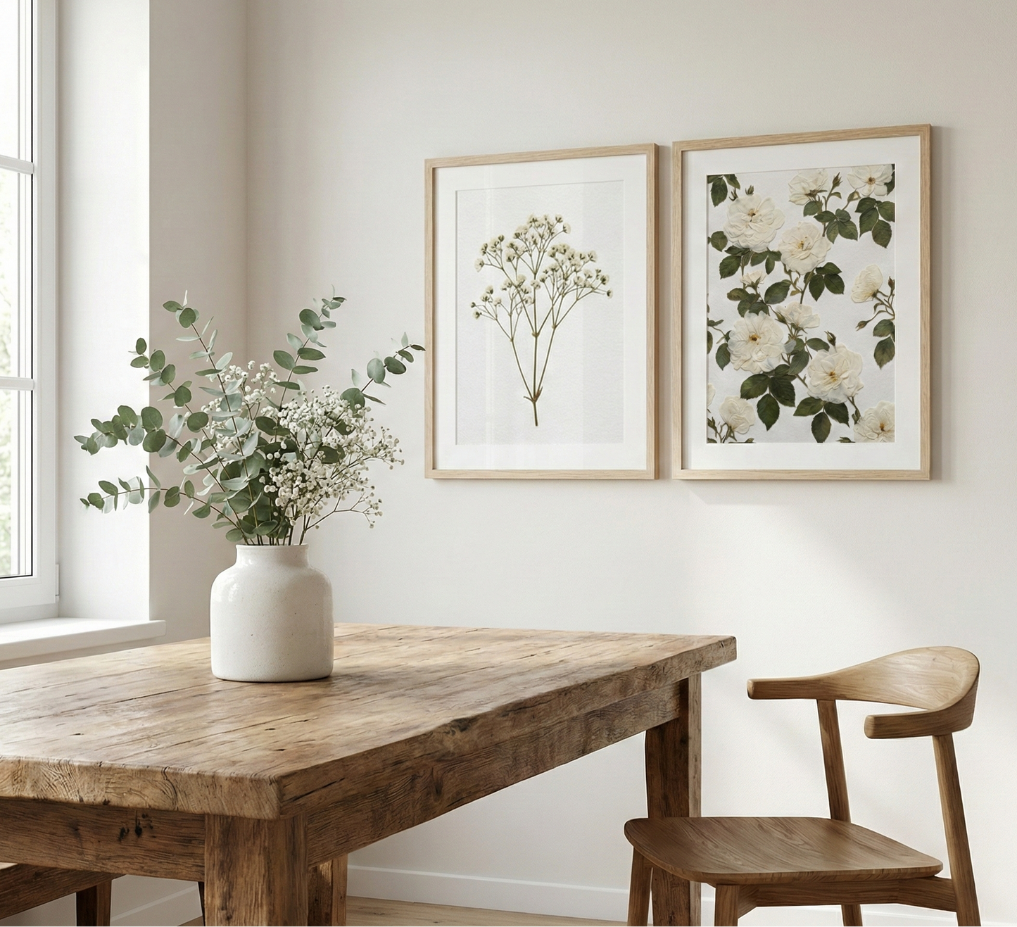 Harmonie des pétales blancs