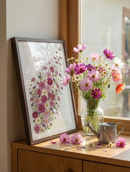 Pensée du ciel en fleurs 