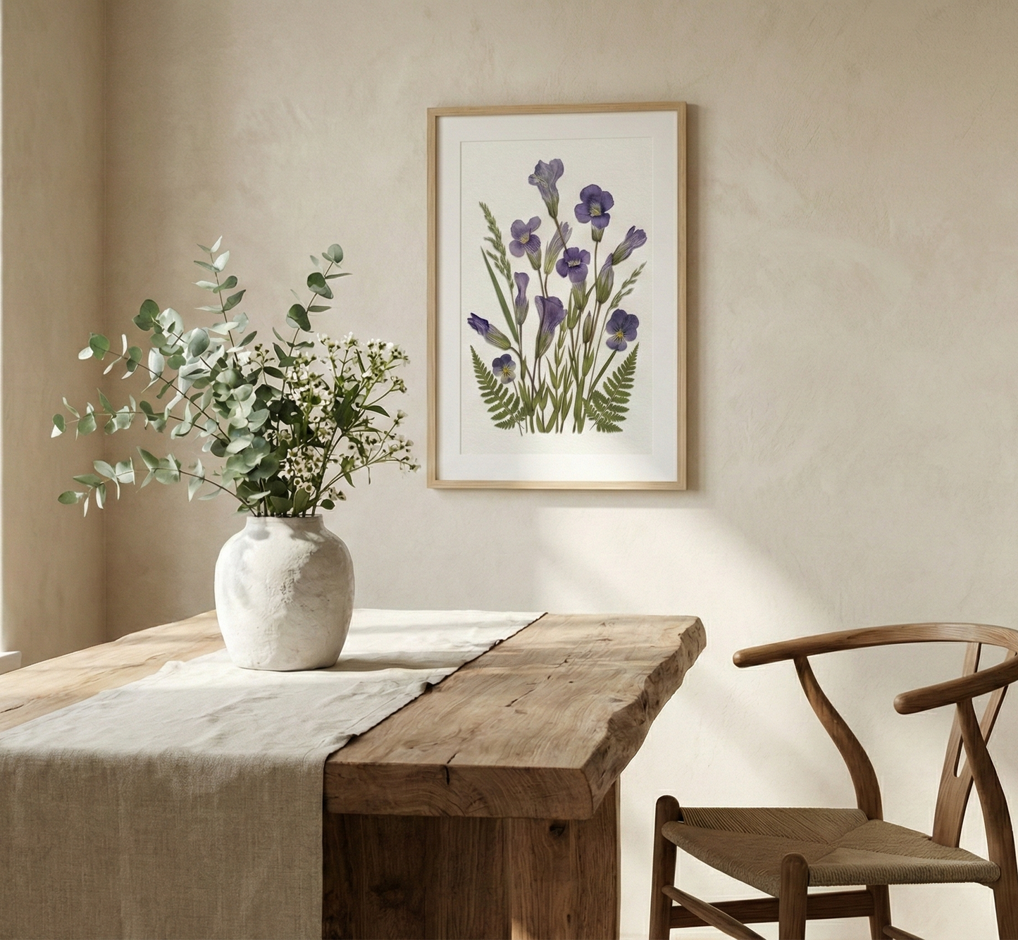 Sérénité de l'iris sauvage