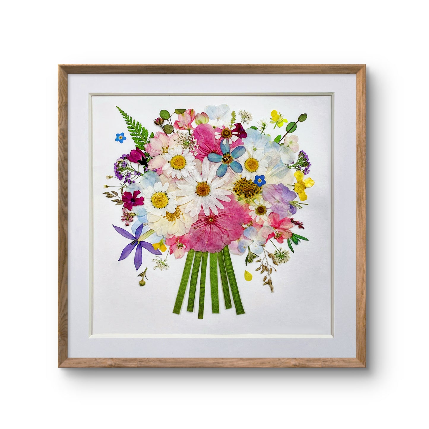 BOUQUET DE FLEURS 8 x 8 - ROSE