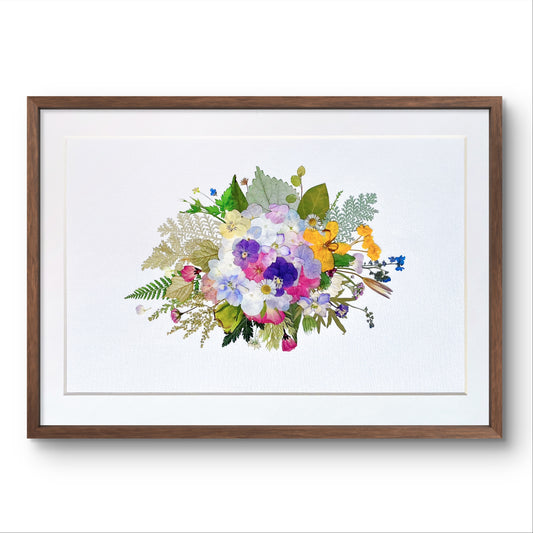 Couronne de fleurs 12,5 x 17