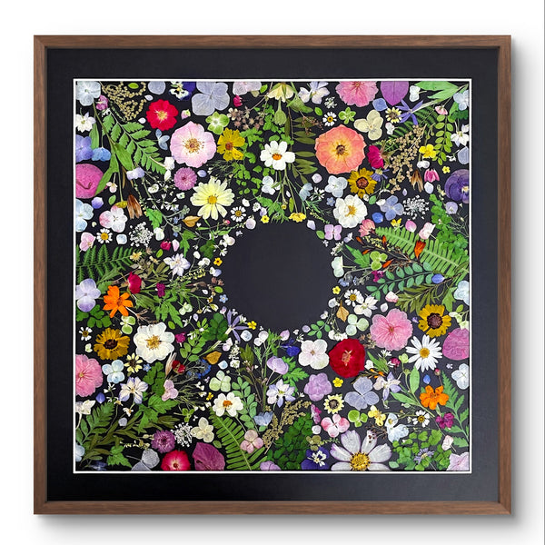 JARDIN DE FLEURS - NOIR