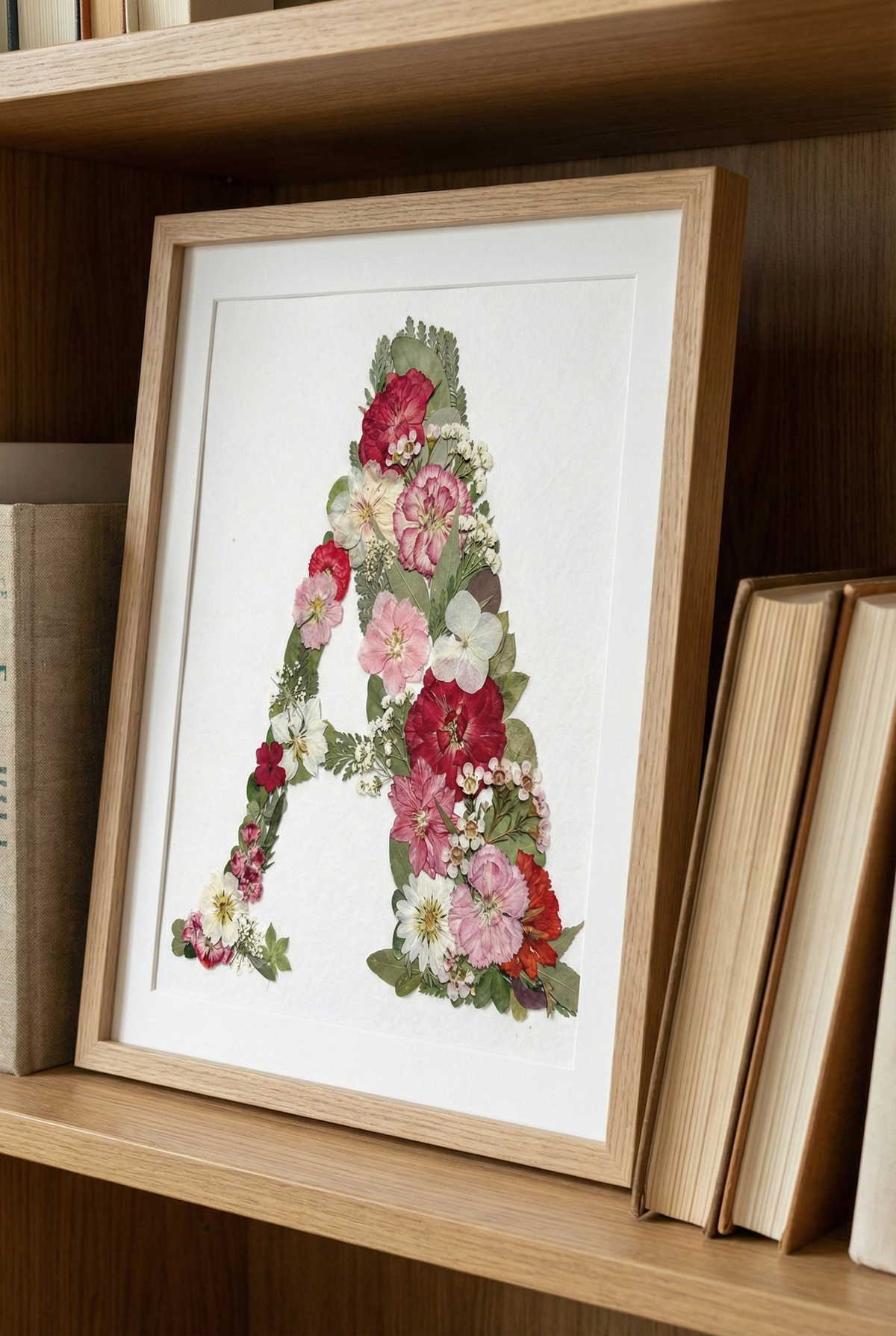 Monogramme floral personnalisé