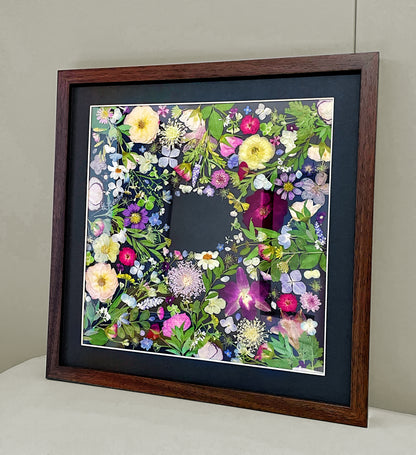 Couronne de fleurs de la nature