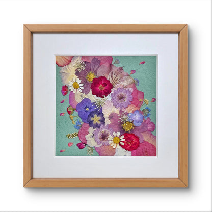 Pont fleuri 10 x 10 - Vert