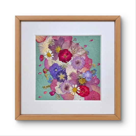 Pont fleuri 10 x 10 - Vert