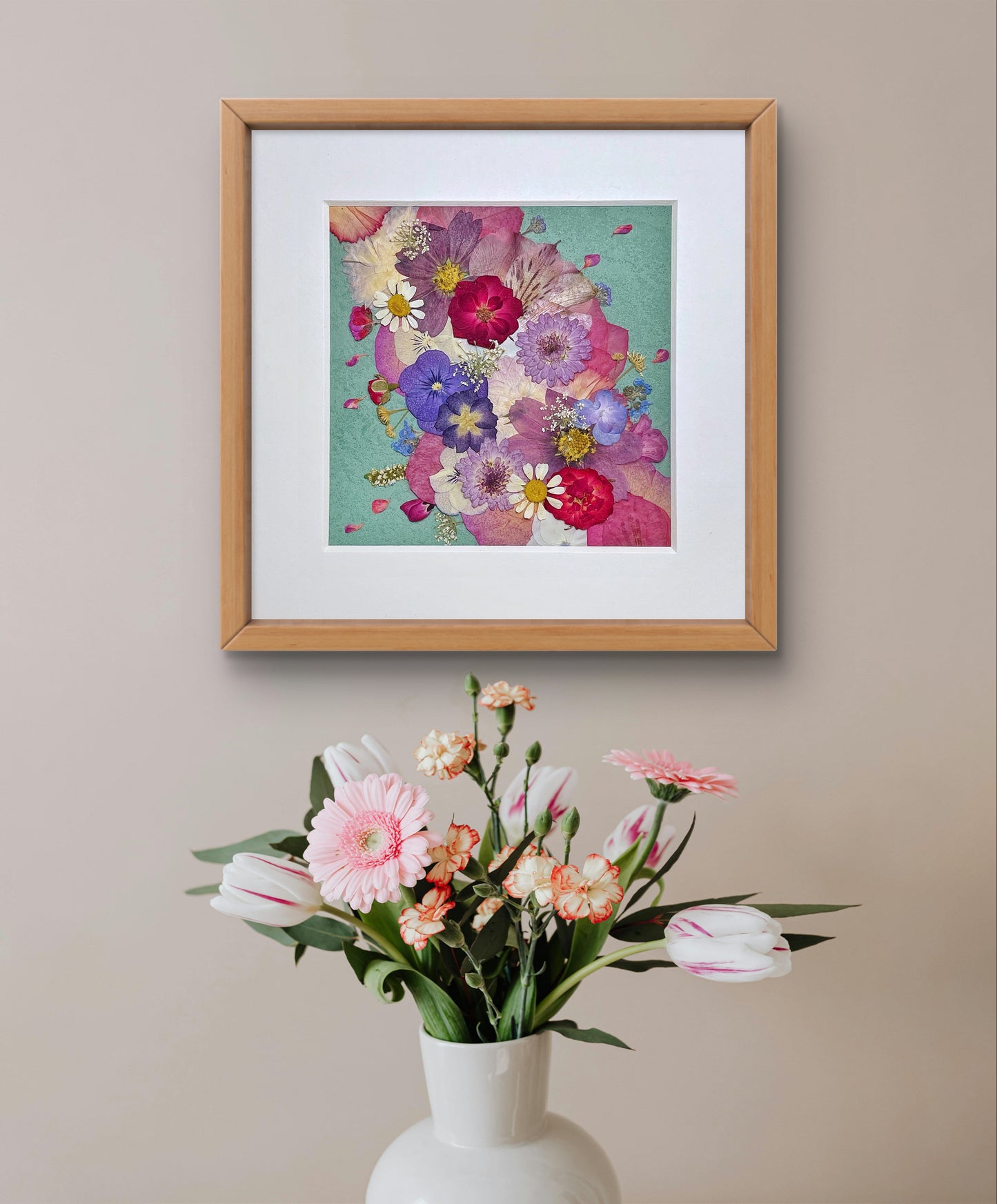 Pont fleuri 10 x 10 - Vert