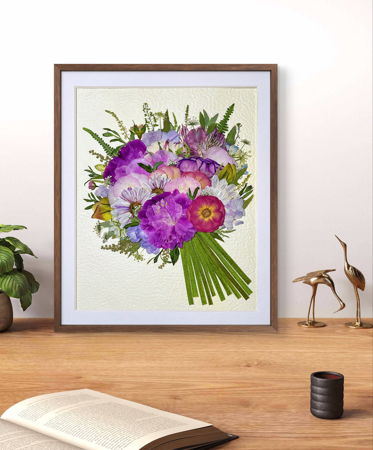 BOUQUET DE FLEURS VIOLETTES