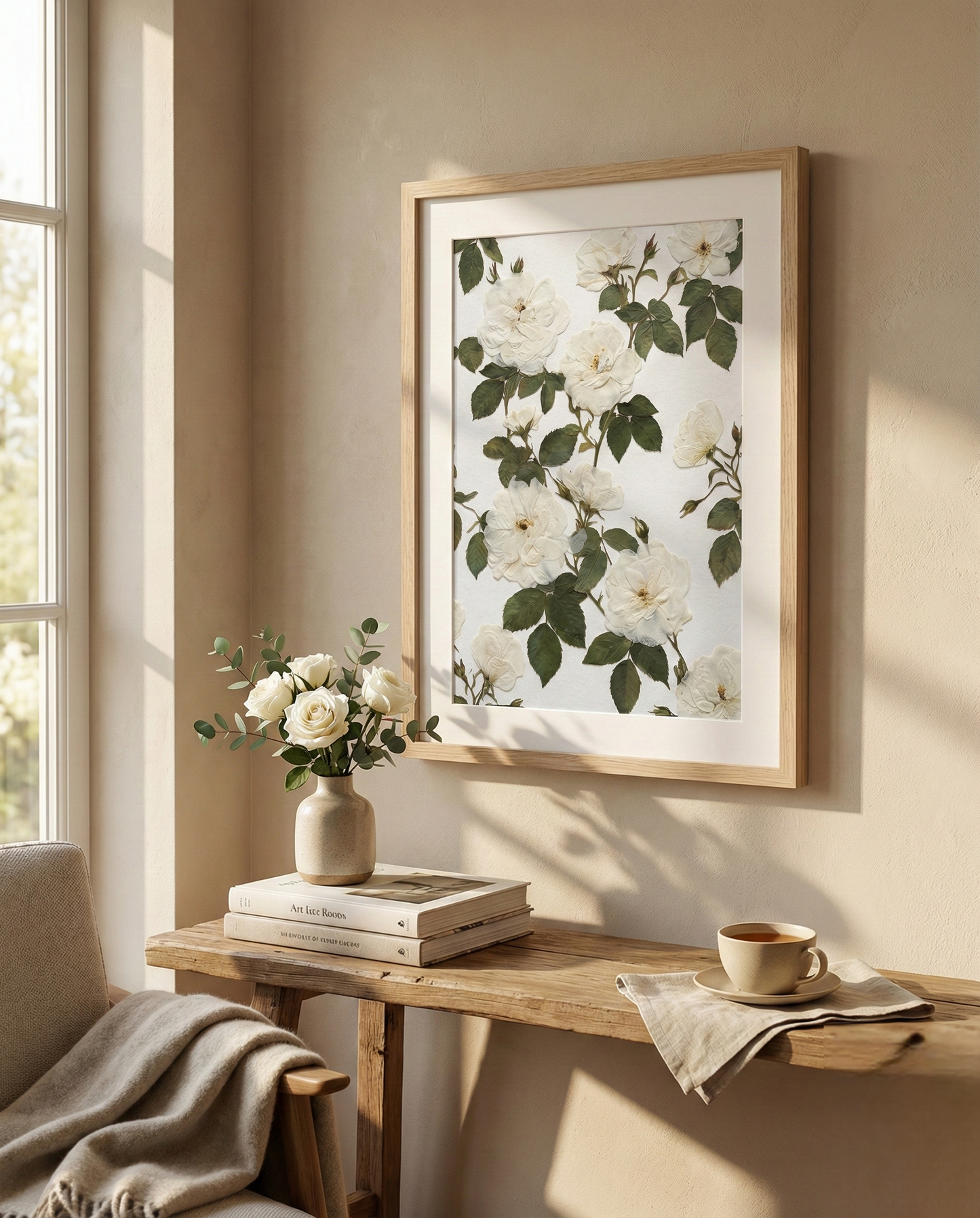 Harmonie des pétales blancs