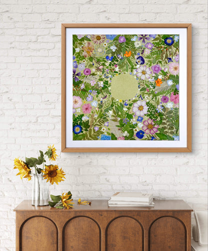 JARDIN DE FLEURS - BLANC