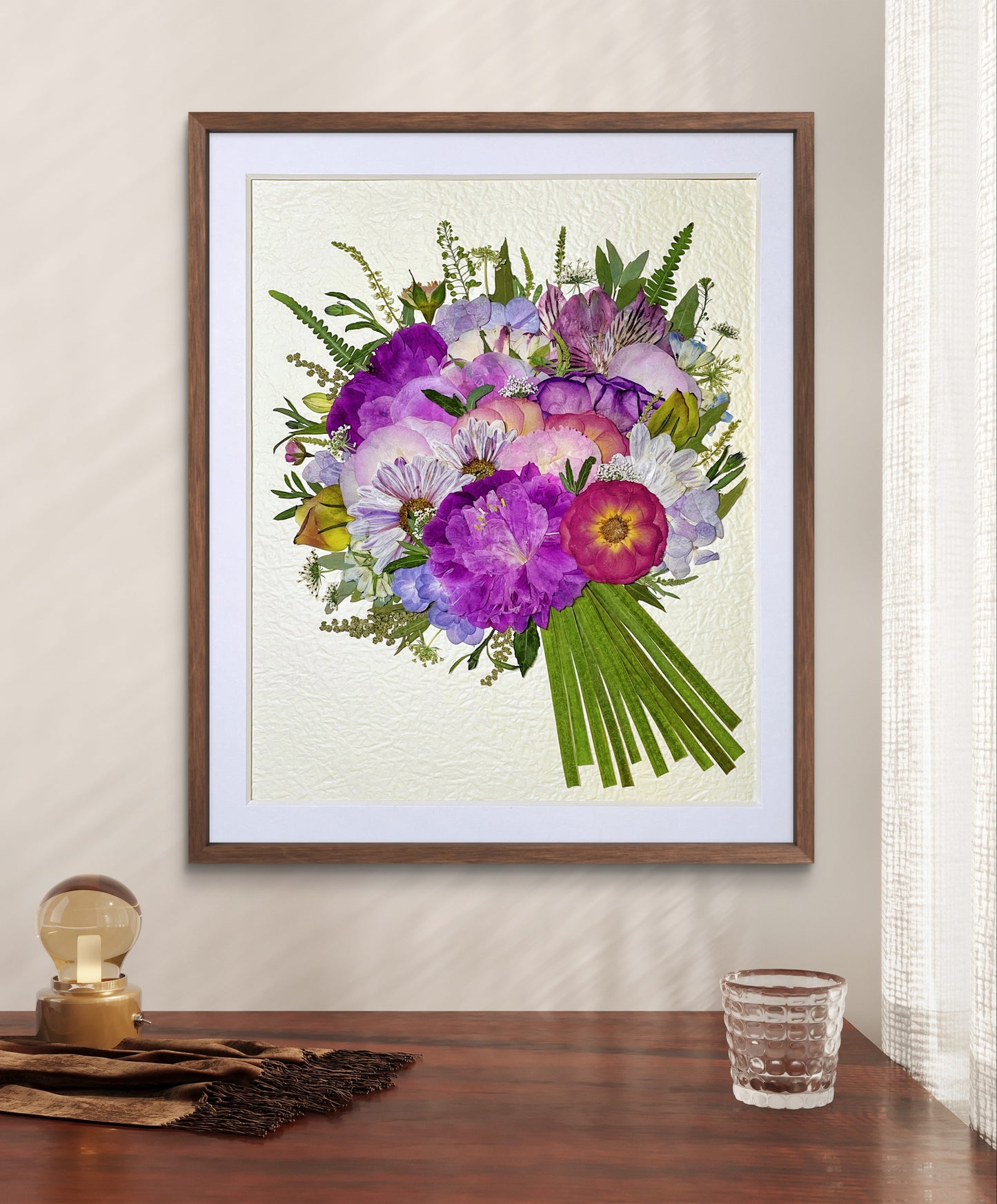 BOUQUET DE FLEURS VIOLETTES