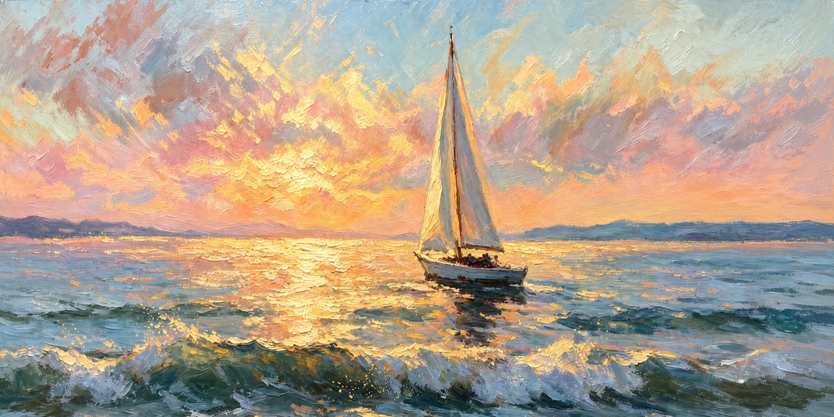 Sunset Sail at Golden Hour