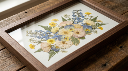 Harmonie des jacinthes et des boutons d'or