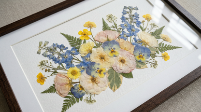 Harmonie des jacinthes et des boutons d'or