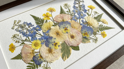 Harmonie des jacinthes et des boutons d'or