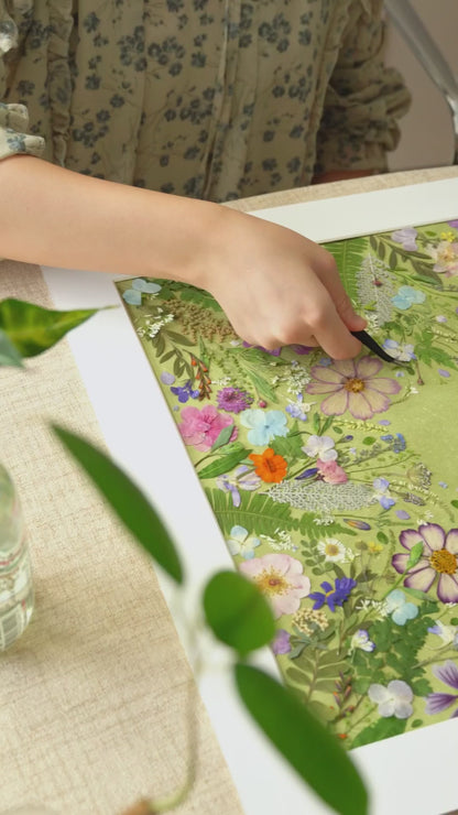 JARDIN DE FLEURS - BLANC