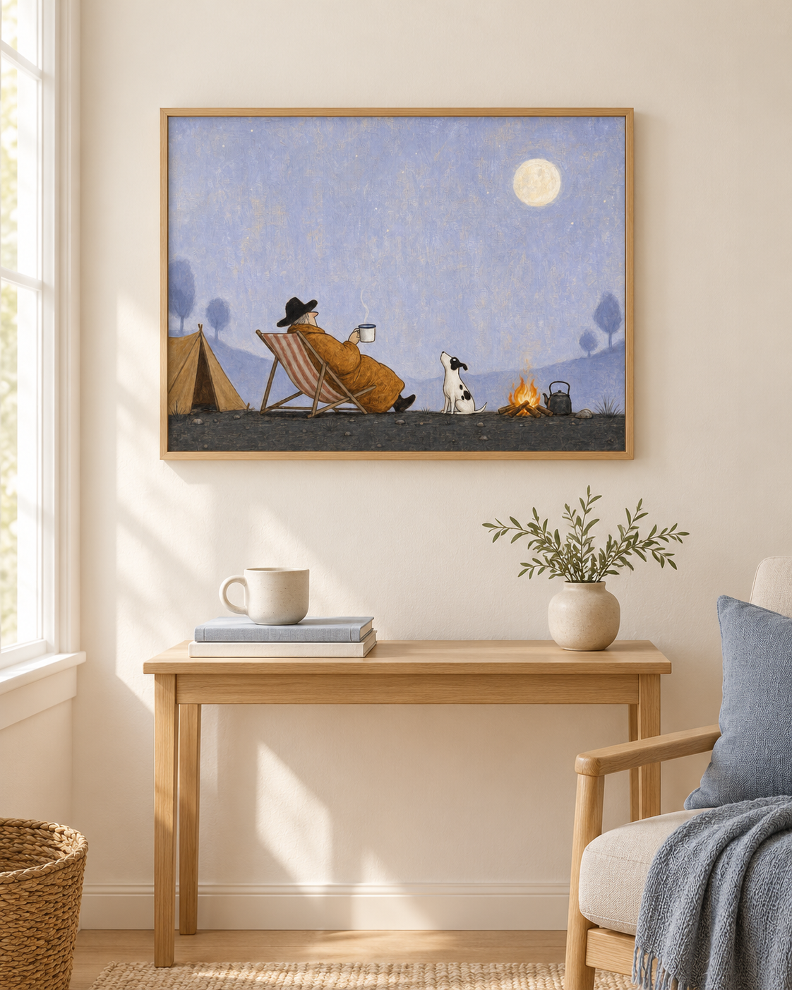 Moonlit Companions — Campfire Reverie