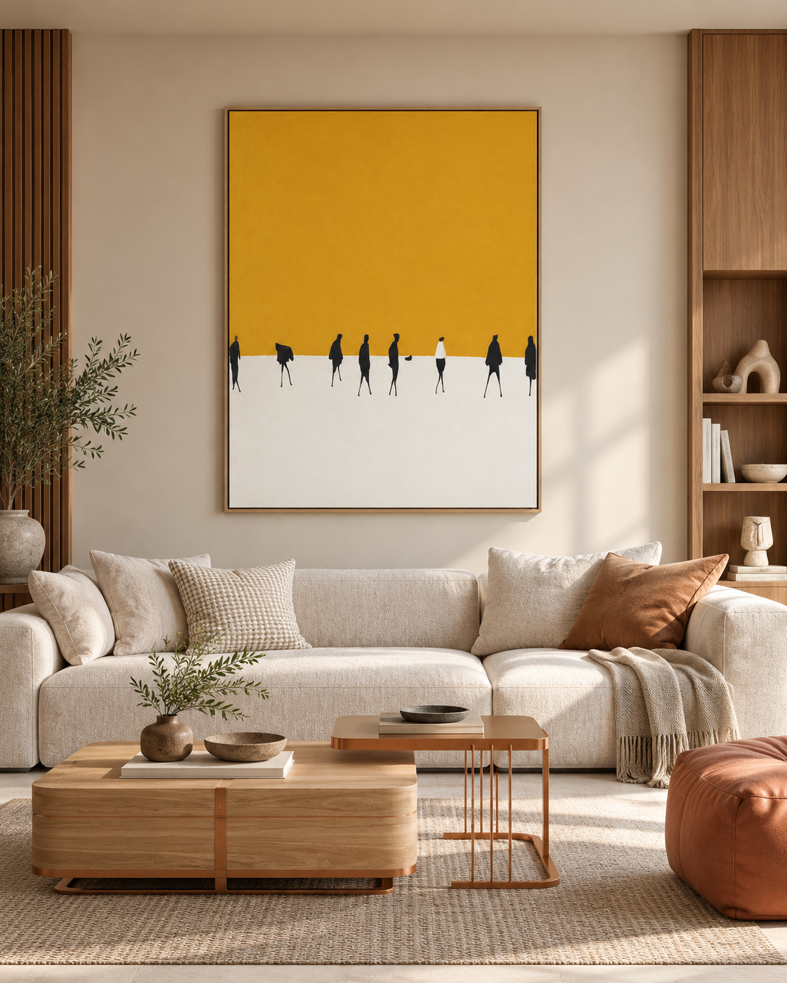Gathering Light — Figures in Ochre